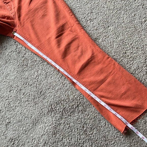 Pilcro Anthropologie High Rise Bootcut Orange Stretch Jeans - Picture 9 of 9